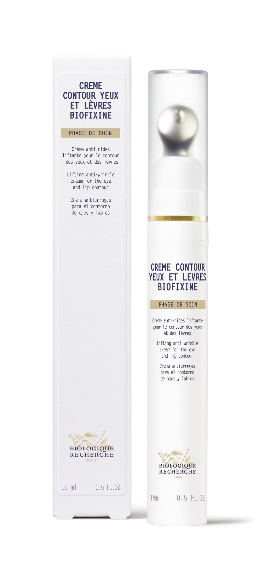 Pk Crème Contour Yeux Et Lèvres Biofixine Flacon+etui 15ml Rvb Hd