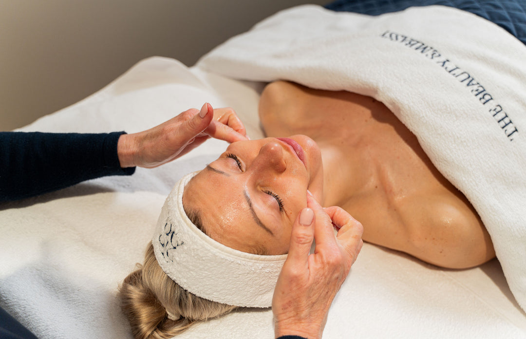 The lift and firm facial at the Beauty Embassy with EMS and specialised facial massage techniques