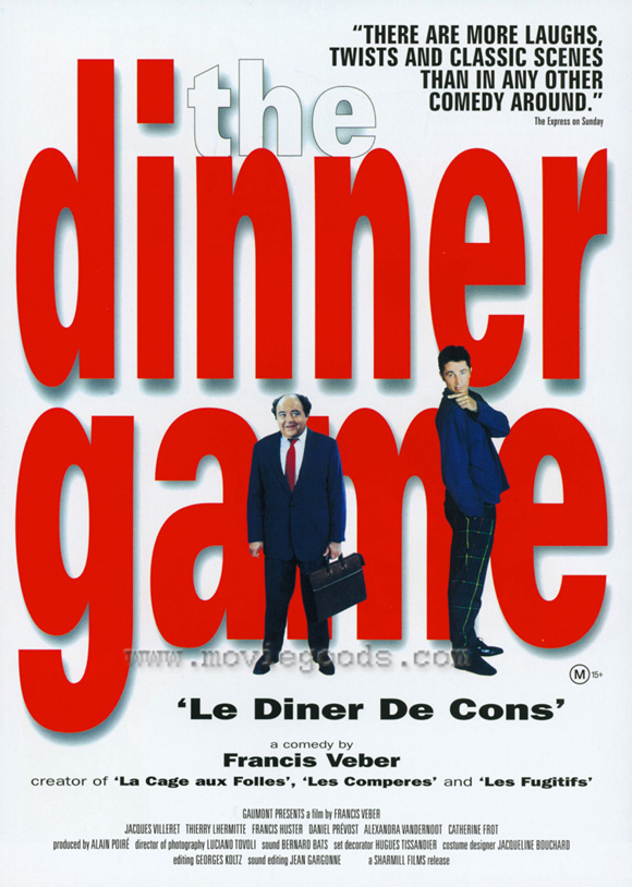 The Dinner Game Movie Poster 1999 1020298632